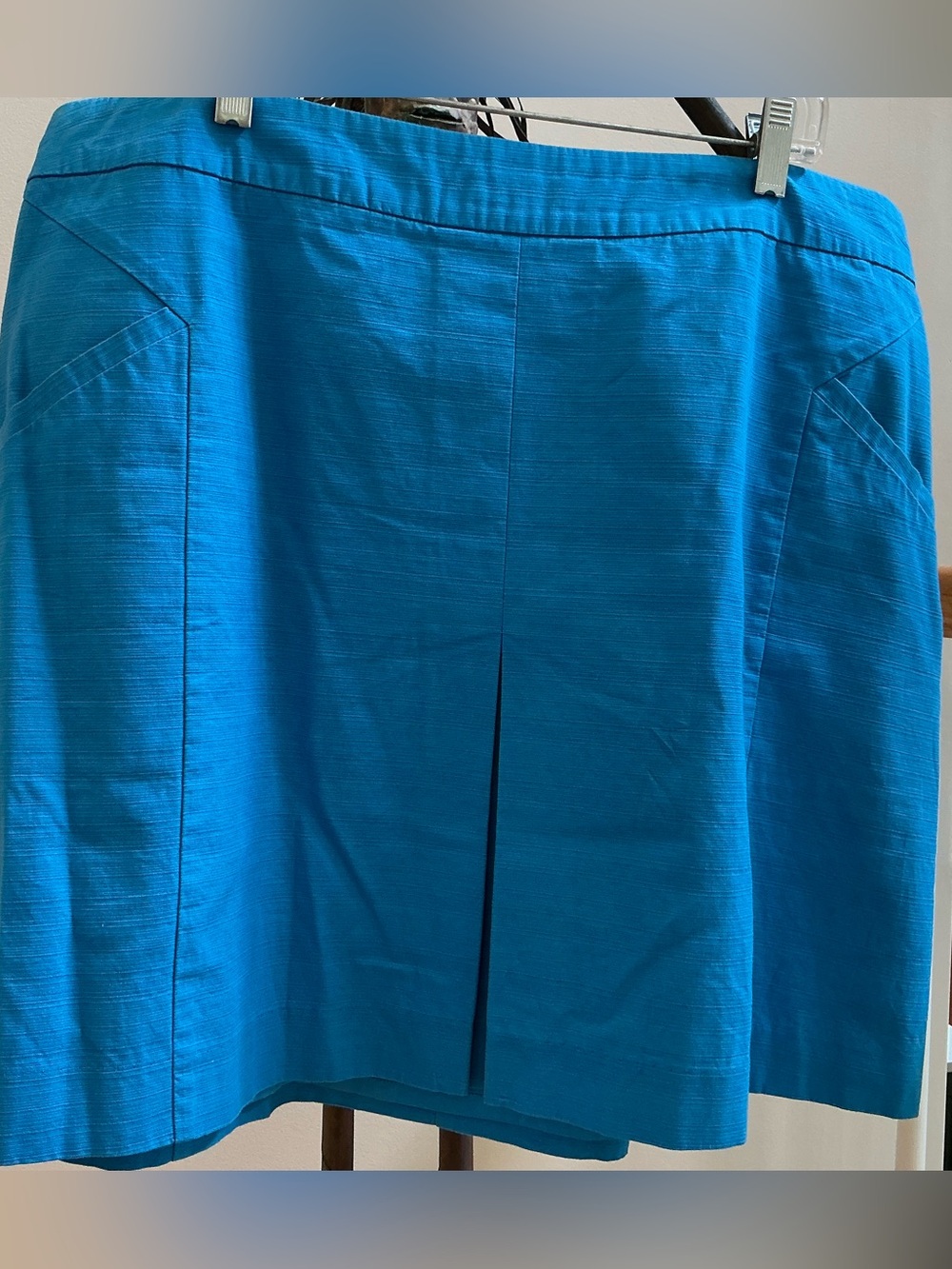 Bright Turquoise A-Line Skirt